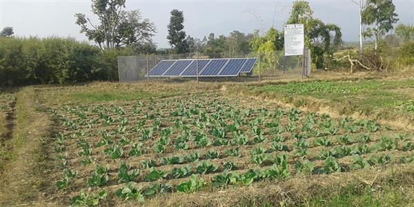 Solar based Irrigation System: A boon to farmers in enhancing their livelihood, resilience and adaptive capacities