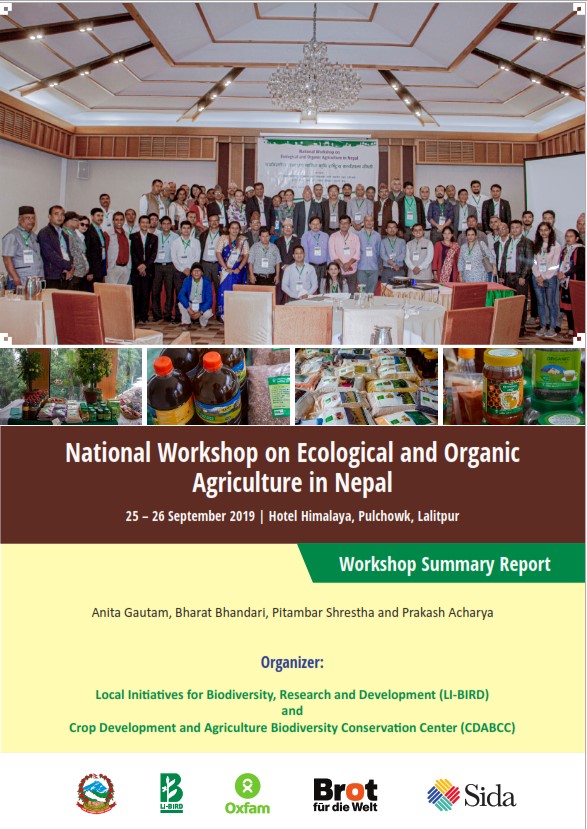 National Workshop on Ecological and Organic Agriculture in Nepal: Workshop Summary Report
