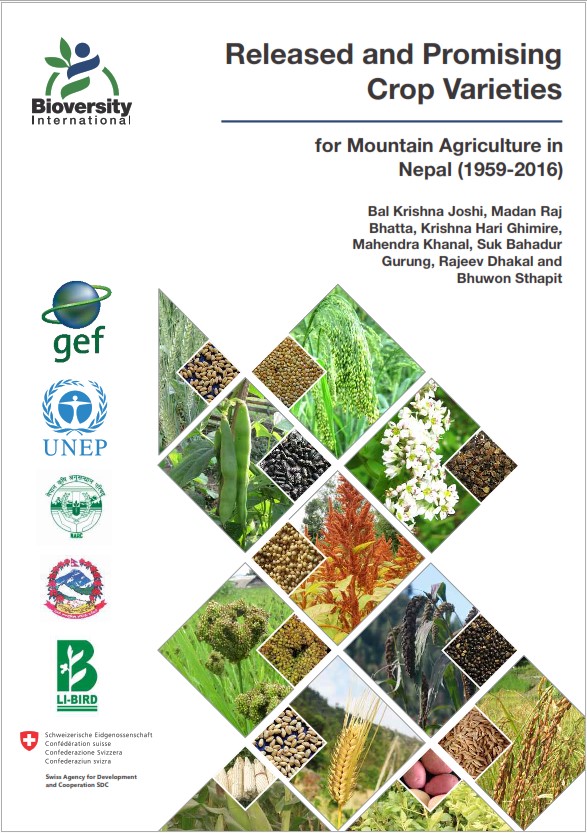 Released and Promising Crop Varieties for Mountain Agriculture in Nepal (1959-2016)
