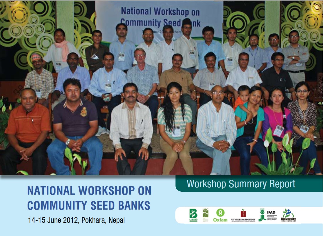 National Workshop on Community Seed Banks: Workshop Summary Report