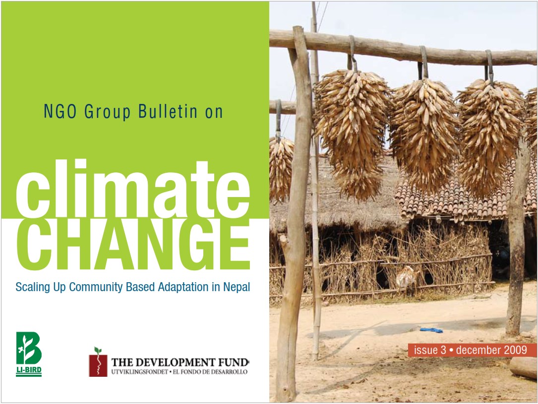 NGO Group Bulletin on Climate Change: Scaling Up Community Based Adaptation In Nepal