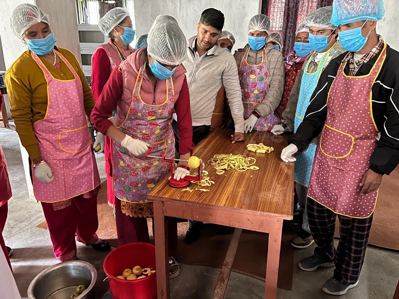 From Surplus to Success:   Apple Processing Training Empowers Jumla Farmers and Entrepreneurs